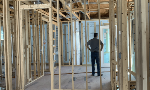 Framing inside house