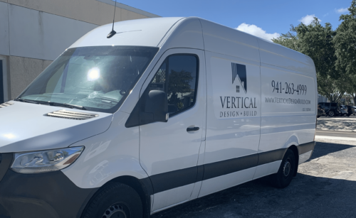 Vertical Design Build Work Truck